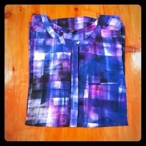 NYDJ Pleat Back Sleeveless Blouse - Size XL